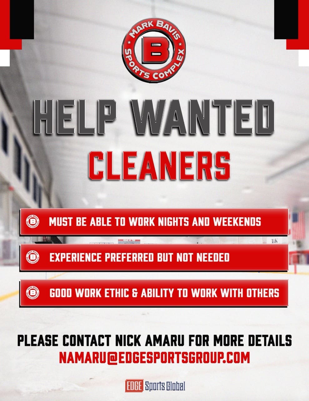 cleaners help wanted Large